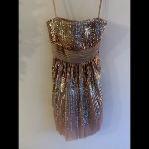 BCBG sequin dress. In excellent condition